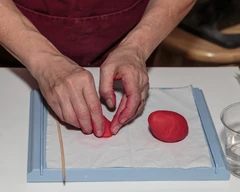 shaping air drying clay